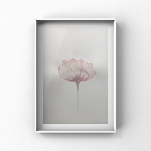 Pasztell színű virágok - Akvarell - 28x38cm - művészet - festmény - akvarell - Meska.hu