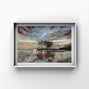 Tükröződés - A/3 - Pasztellfestmény - művészet - festmény - pasztell - Meska.hu Tükröződés - A/3 - Pasztellfestmény - művészet - festmény - pasztell - Meska.hu