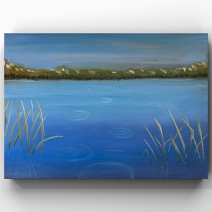 Tükröződés  - A/3 - Pasztellfestmény, Művészet, Festmény, Pasztell, Festészet, Fotó, grafika, rajz, illusztráció, MESKA