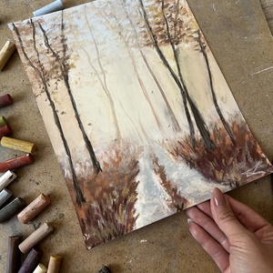 Pasztellfestmény -  Utam - 20x30cm - művészet - festmény - pasztell - Meska.hu