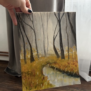 Pasztellfestmény -  Utam - 20x30cm - művészet - festmény - pasztell - Meska.hu