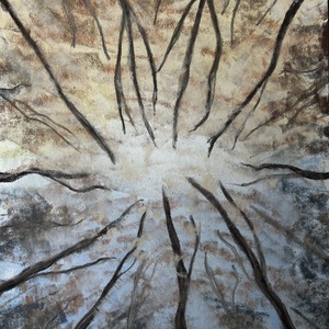 Pasztellfestmény -  Nézz fel - 20x30cm - Meska.hu