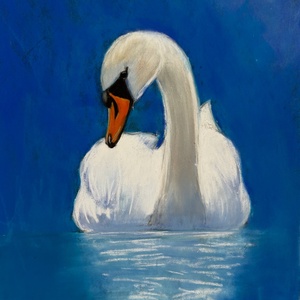 A rút kiskacsa - A/3 Pasztellfestmény, Művészet, Festmény, Pasztell, Festészet, Fotó, grafika, rajz, illusztráció, MESKA