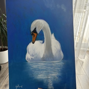 A rút kiskacsa - A/3 Pasztellfestmény - művészet - festmény - pasztell - Meska.hu