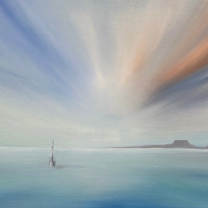 Balaton eszenciája - 40 x 50 cm - Meska.hu