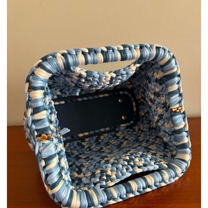 Jeans clutch - táska & tok - kézitáska & válltáska - válltáska - Meska.hu