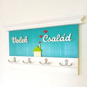 Előszoba fali kulcstartó - Meska.hu