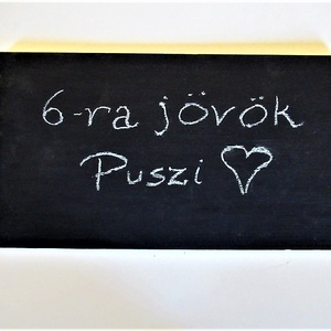 Írható tábla mágneses, hűtőre, fém falra / lapra rakható üzenőtábla - otthon & életmód - konyhafelszerelés, tálalás - Meska.hu