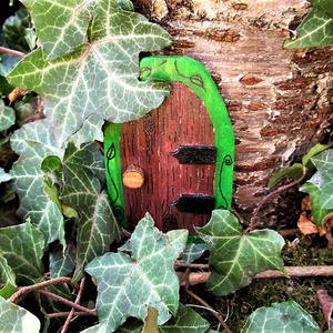 Tündér ajtó titkos ajtó manó ajtó - otthon & életmód - ház & kert - kerti dísz - Meska.hu