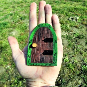 Tündér ajtó titkos ajtó manó ajtó - otthon & életmód - ház & kert - kerti dísz - Meska.hu