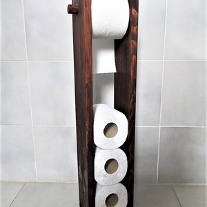 Wc papír tartó kisszekrény - tároló - otthon & életmód - fürdőszoba - fürdőszobai tároló - Meska.hu