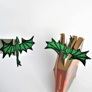 Sárkányos könyvjelző - könyv & zene - könyvjelző - Meska.hu