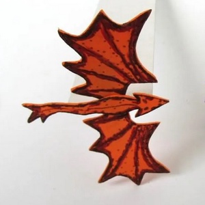 Sárkányos könyvjelző - könyv & zene - könyvjelző - Meska.hu