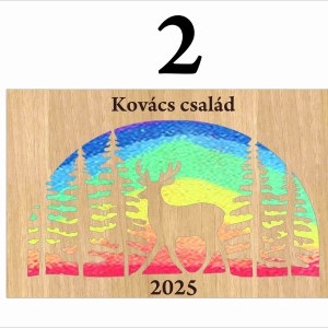 Karácsonyi homoköntés Betlehem - esküvő - nászajándék - Meska.hu