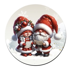 Éneklő karácsonyi manók mintás bögre alátét, , , MESKA