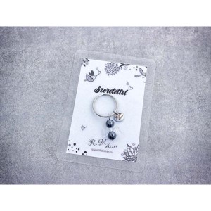 Szeretettel kulcstartó hematittal, Táska & Tok, Kulcstartó & Táskadísz, Kulcstartó, , MESKA