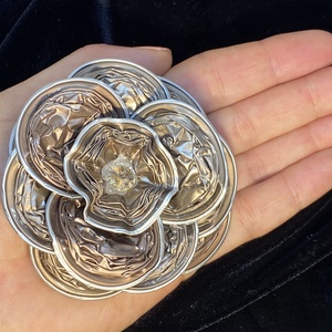 Meseszép kávékapszula virág Swarovski rivolival, Ékszer, Nyaklánc, Medál, Ékszerkészítés, Meska
