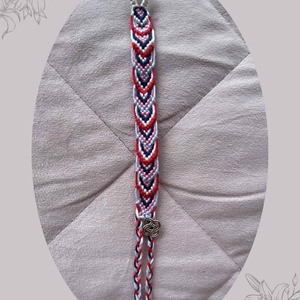 Színes fonott karkötő. - ékszer - karkötő - fonott karkötő - Meska.hu