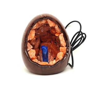 Narancs kalcit nyers tojás hangulatlámpa 10 cm, Kellékek & szerszámok, Ásvány alapanyag, , MESKA