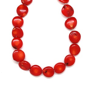 Korall pebble piros 2 10-11x12-14mm ékszerkészítő alapanyag (füzér), Kellékek & szerszámok, Ásvány alapanyag, Ásványfüzér, , MESKA