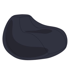 Navy Grandiózus Babzsákfotel Huzat, Otthon & Életmód, Bútor, Babzsák huzat, Babzsák, , MESKA