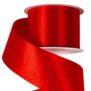 Szatén szalag 50mmx22,86m - piros, Kellékek & szerszámok, Rövidáru, Szalag, pánt, Szatén szalag, , MESKA