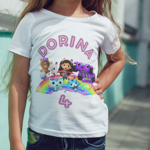 Gaby babaháza póló kislány - ruha & divat - babaruha & gyerekruha - póló - Meska.hu