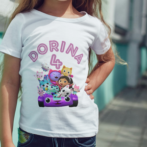 Gaby babaháza póló kislány - ruha & divat - babaruha & gyerekruha - póló - Meska.hu