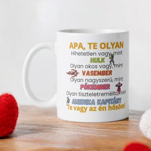 Apák napjára bögre - Meska.hu