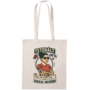 Tetovált anya vicces vászontáska, Táska & Tok, Bevásárlás & Shopper táska, Shopper, textiltáska, szatyor, , MESKA