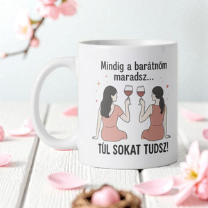 Bögre barátnős mintával, Otthon & Életmód, Konyhafelszerelés, tálalás, Tálalás, Bögre & Csésze, , MESKA