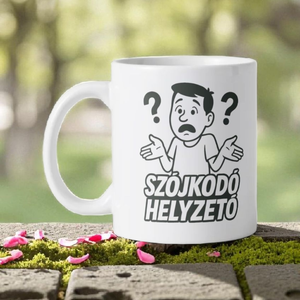 Bögre vicces mintával szójkodó, Otthon & Életmód, Konyhafelszerelés, tálalás, Tálalás, Bögre & Csésze, , MESKA