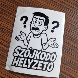 Szójkodó Autó matrica - Meska.hu