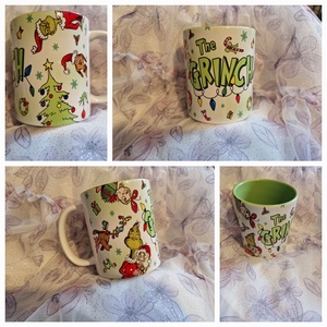 Grinch karácsonyi bögre zöld belsővel , Otthon & Életmód, Konyhafelszerelés, tálalás, Tálalás, Bögre & Csésze, , MESKA