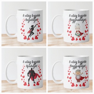 Családi bögre 1db - Meska.hu