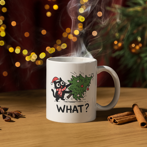 Cicás karácsonyi bögre, Otthon & Életmód, Konyhafelszerelés, tálalás, Tálalás, Bögre & Csésze, , MESKA