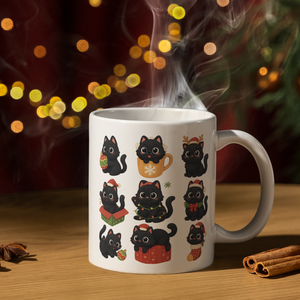 Cicás karácsonyi bögre, Otthon & Életmód, Konyhafelszerelés, tálalás, Tálalás, Bögre & Csésze, , MESKA