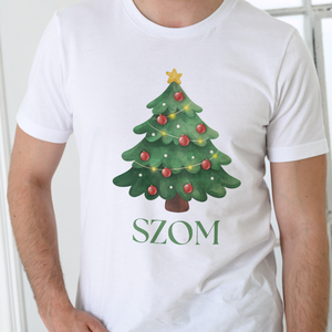 Fa-szom karácsonyi férfi póló, Ruha & Divat, Férfi ruha, Póló, , MESKA