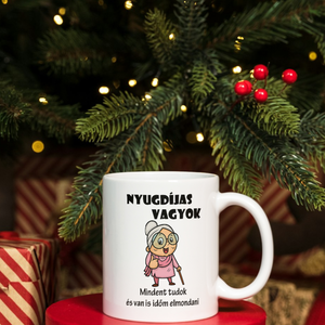 Nyugdíjas vicces bögre, Otthon & Életmód, Konyhafelszerelés, tálalás, Tálalás, Bögre & Csésze, , MESKA