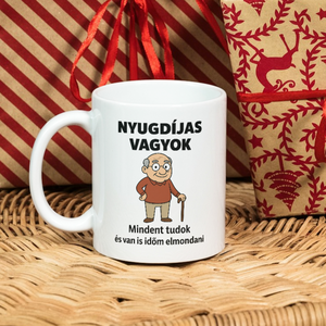 Nyugdíjas vicces bögre, Otthon & Életmód, Konyhafelszerelés, tálalás, Tálalás, Bögre & Csésze, , MESKA