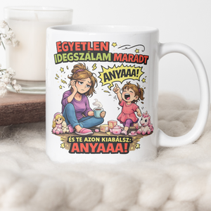 Egyetlen idegszálam bögre (kislány), Otthon & Életmód, Konyhafelszerelés, tálalás, Tálalás, Bögre & Csésze, , MESKA