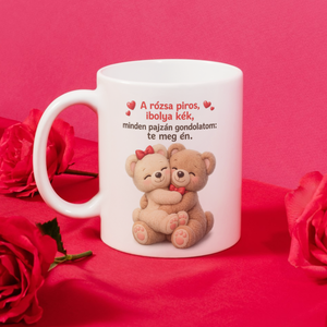 Valentin-napi vicces / cuki páros bögre � ajándék pároknak, szerelmeseknek - Meska.hu