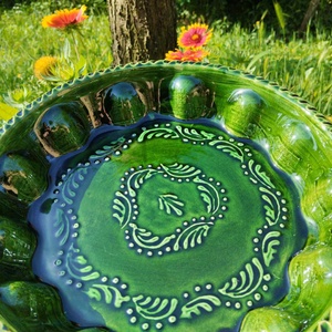 Kerámia pitesütő tál, Otthon & Életmód, Konyhafelszerelés, tálalás, Sütés, főzés, Sütidísz, Kerámia, MESKA