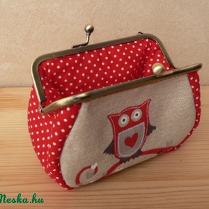 Baglyos pénztárca - táska & tok - pénztárca & más tok - pénztárca - női pénztárca - Meska.hu