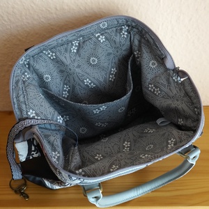 Fekete-fehér nőcis felemás táska  - táska & tok - kézitáska & válltáska - kézitáska - Meska.hu