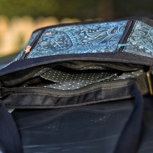 Mintás válltáska - táska & tok - kézitáska & válltáska - vállon átvethető táska - Meska.hu