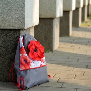Pipacsos gymbag - Meska.hu