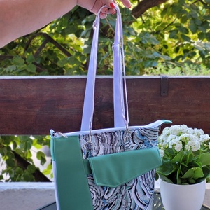 Kőmintás hátizsák és vagy táska 3 az 1-ben - táska & tok - variálható táska - Meska.hu