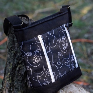 Modern arc mintás válltáska, Táska & Tok, Kézitáska & válltáska, Vállon átvethető táska, Varrás, MESKA