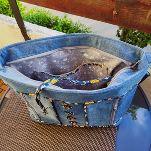 Farmer mintás válltáska - táska & tok - kézitáska & válltáska - vállon átvethető táska - Meska.hu